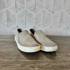 Steve Madden Gray Slip-On Shoes
